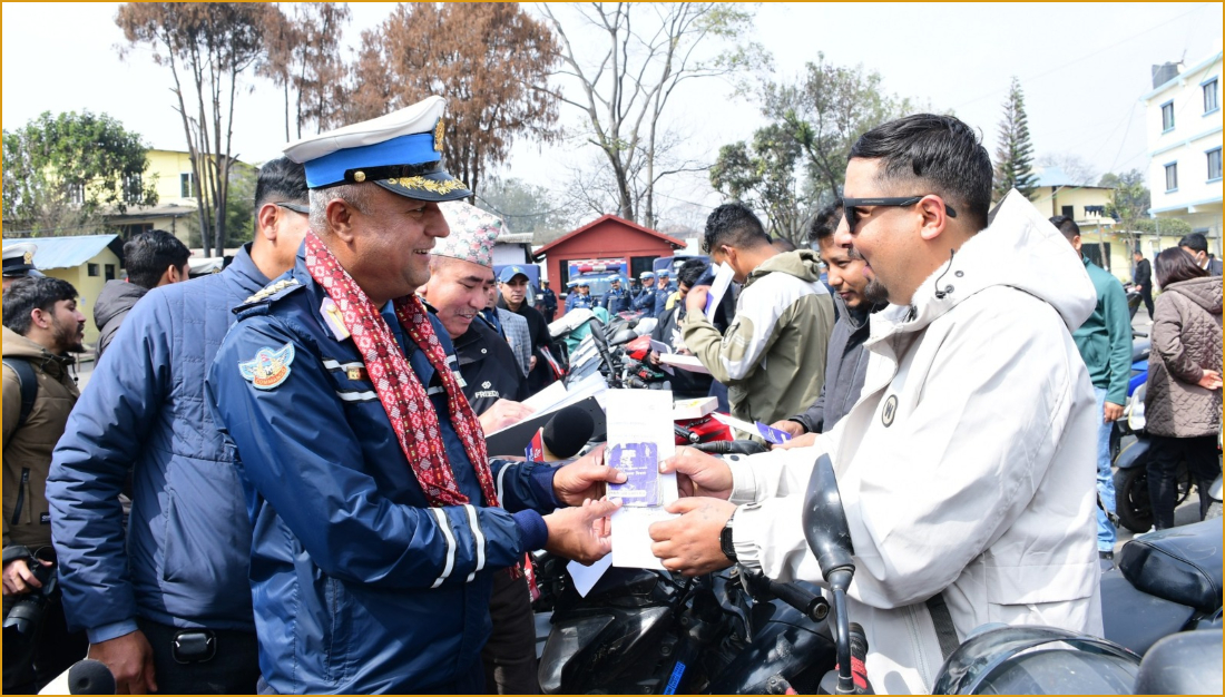 काठमाडौंबाट हराएका ५३ वटा मोटरसाइकल सवारीधनीले पाए
