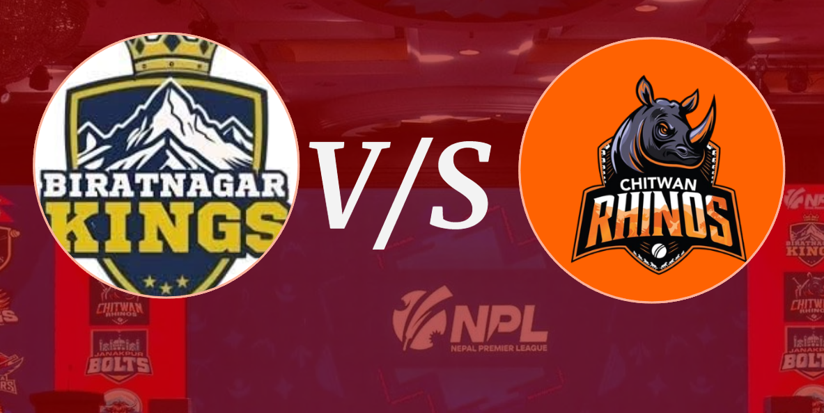 एनपीएल : आज विराटनगर किंग्स र चितवन राइनोज भिड्दै