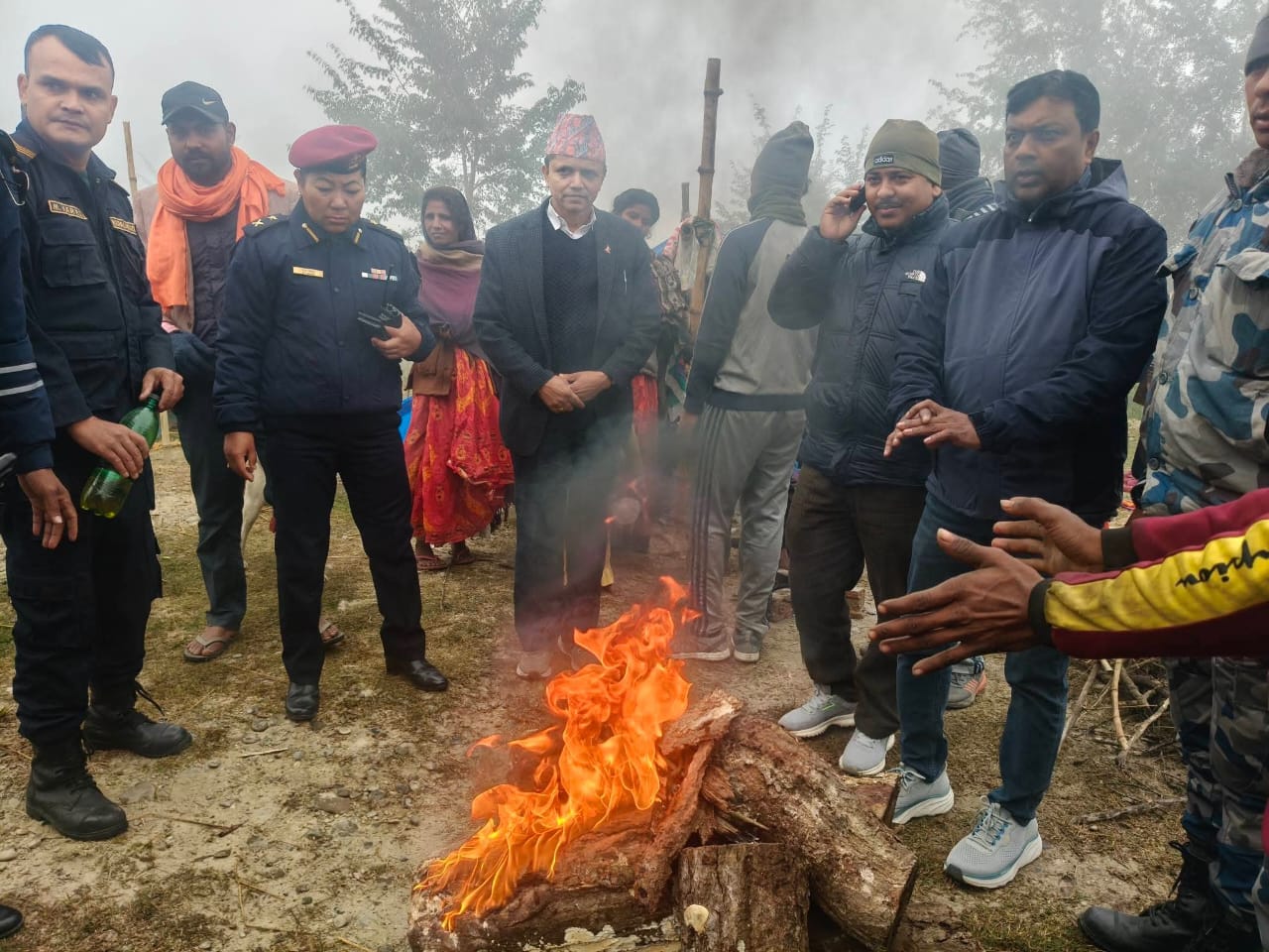 रौतहटमा शीतलहर : विपन्न बस्तीको जनजीवन कष्टकर