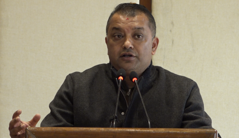 पाँच वर्षभित्र नेपाललाई डिजिटल प्रविधिमा लैजाने गगन थापाको प्रतिबद्धता