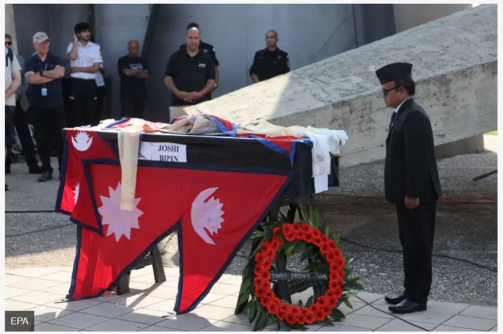 स्वदेश आइपुग्यो विपिनको शव : प्रधानमन्त्री पुगिन् विमानस्थल